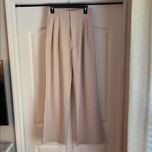 Crescent Cream Wide Leg Women's Pants